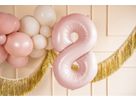 PARTYDECO Palloncino in foil no. 8 72cm FB230P8081J rosa (5904555034464)