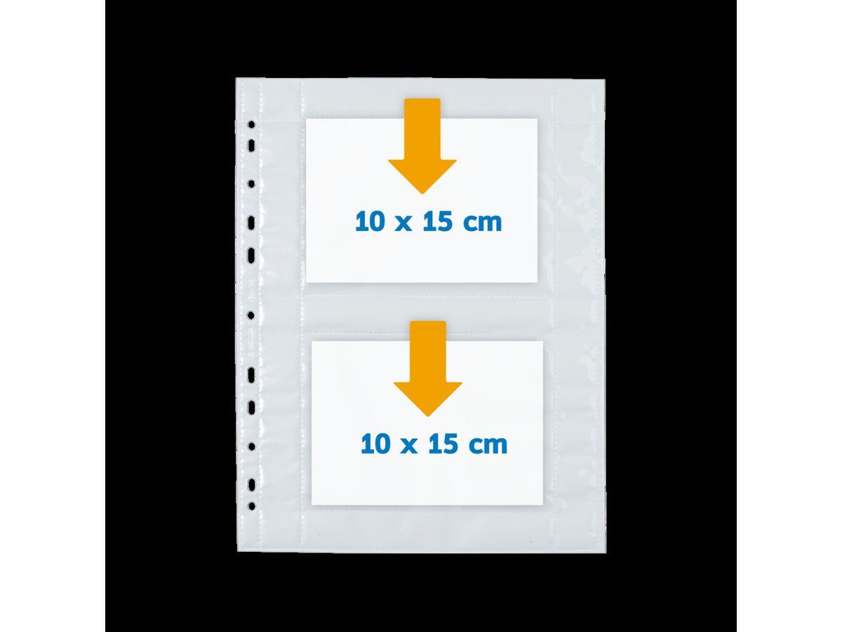 HERMA Cartelline Fotophan 10x15cm 7586 4 pezzi/10 fogli (4008705075862)