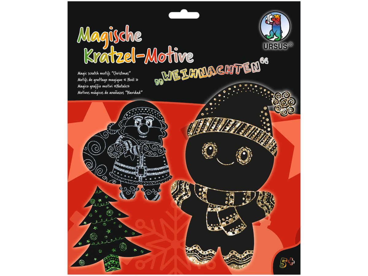 URSUS Motivi magici da grattare 24540004F Natale (4008525240792)