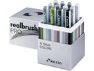 KARIN Real Brush Pen Pro 0.4mm 31C6 Gray colours 12 pièces (5904446031350)