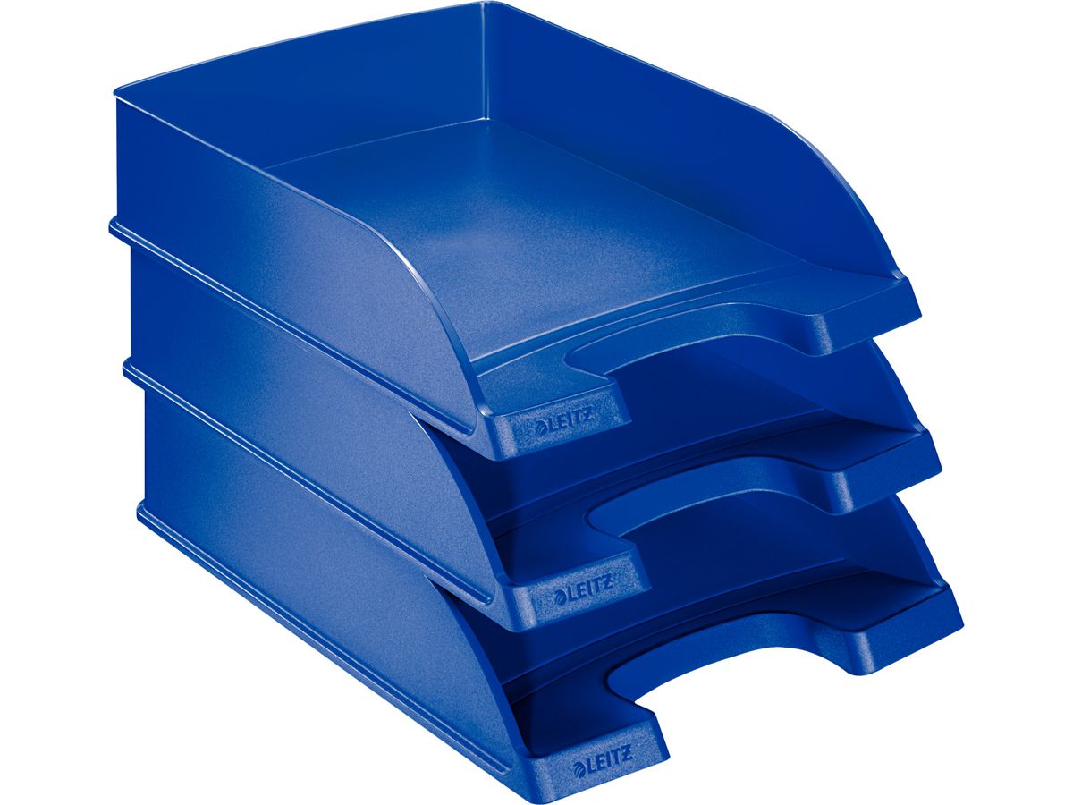 LEITZ Briefkorb Plus A4 52270035 blau (4002432311057)