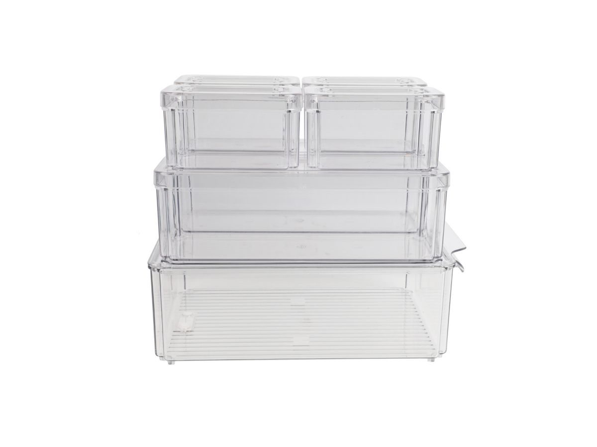 NORDIC Q Fridge/Pantry storage set 2360037 Transparent, 7 pcs. (5706470145627)