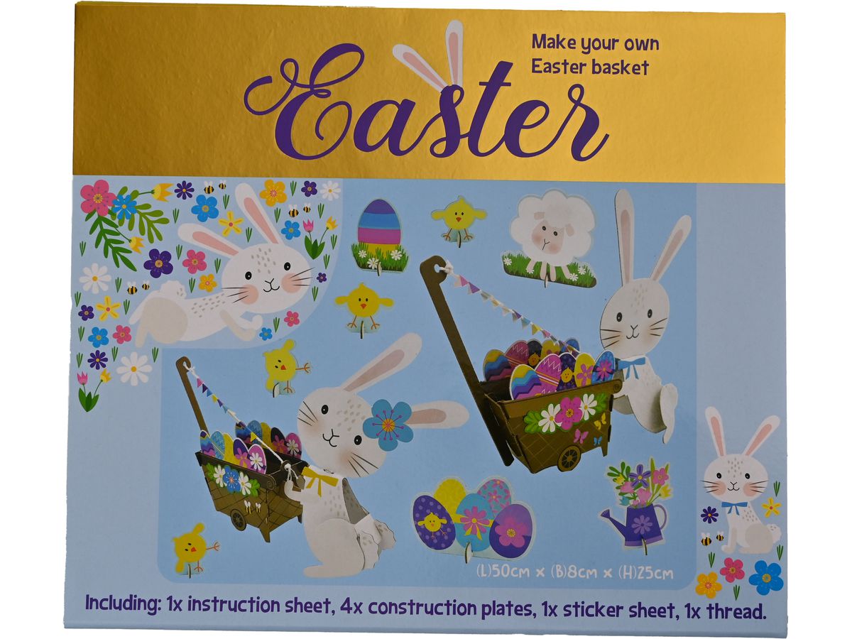ROOST Pâques set art 26x29.5x0.5cm FC108 Make your own Easter Basket (8711851108006)