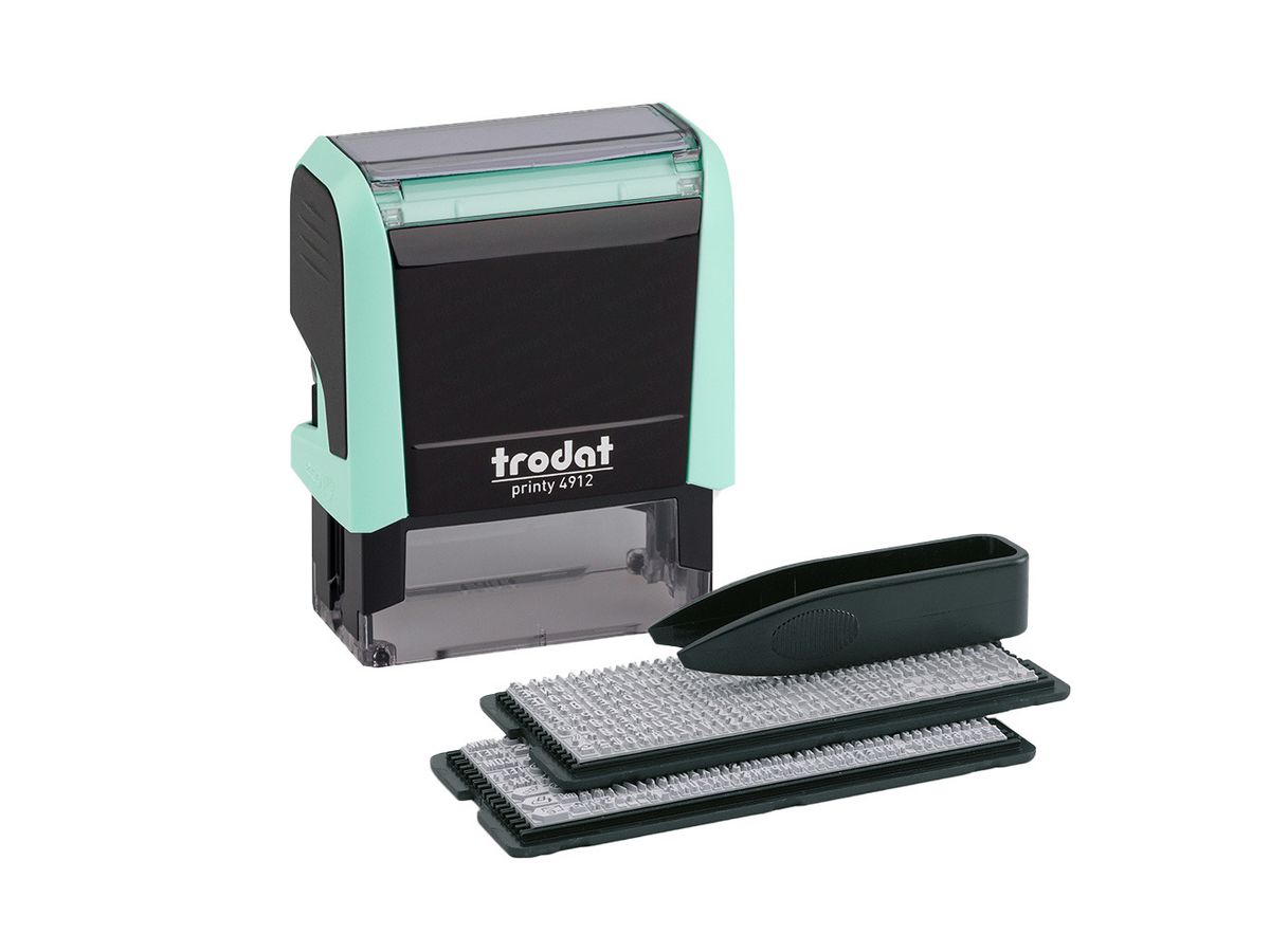 TRODAT Printy 4912 Typo 4 lignes text 180858 vert pastel (9010035808589)