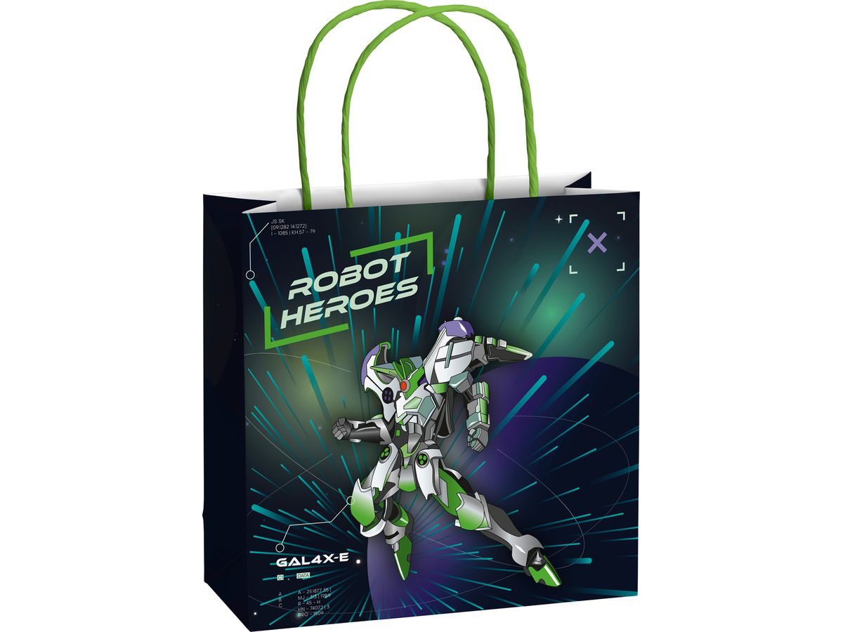 STEWO Borsa regalo Robot 2543517799 blu scuro 20x8x20cm (7630050883907)