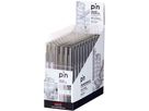 UNI-BALL Fineliner Pin 0.1/0.5mm PIN-200(S) Grey&Black 6P 3 Farben 6 Stück (4902778234617)