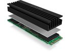 ICY BOX Kühlkörperset für M.2 SSD IB-M2HS-70 Aluminium, 10 mm dick (4250078166405)