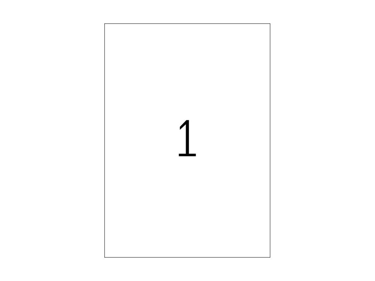 HERMA Étiquet. univers. 210x297mm 4428 blanc 100 pcs./100 flls. (4008705044288)