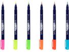 TOMBOW Stylo de calligraphie set WS-BH-6P Fudenosuke, 6 couleurs neon (4003198111028)