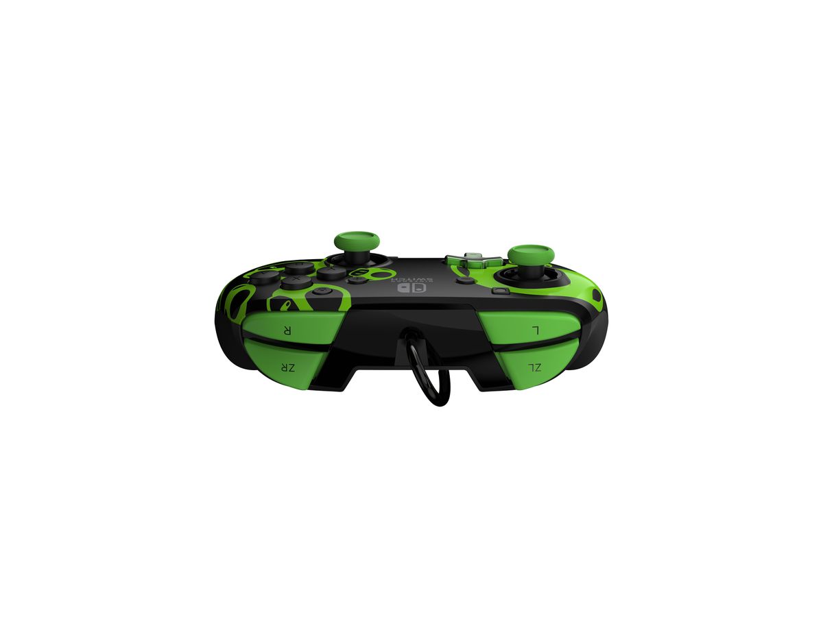 PDP Rematch Wired Controller 500-134-GID NSW, 1UP Glow in the Dark (0708056070328)