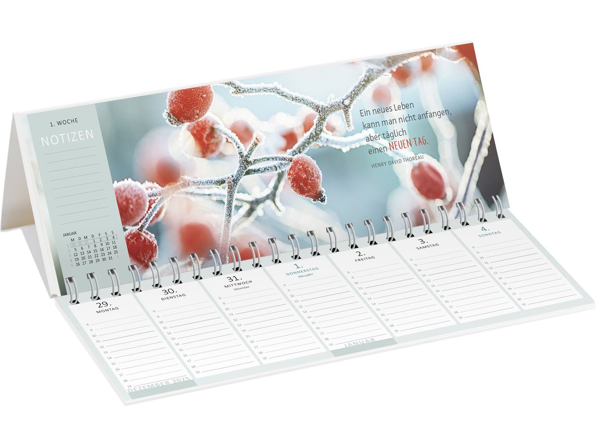 ARS EDITION Calendrier de table 2026 13572 Lieblingstag DE 29.7x11.5cm (4014489135722)