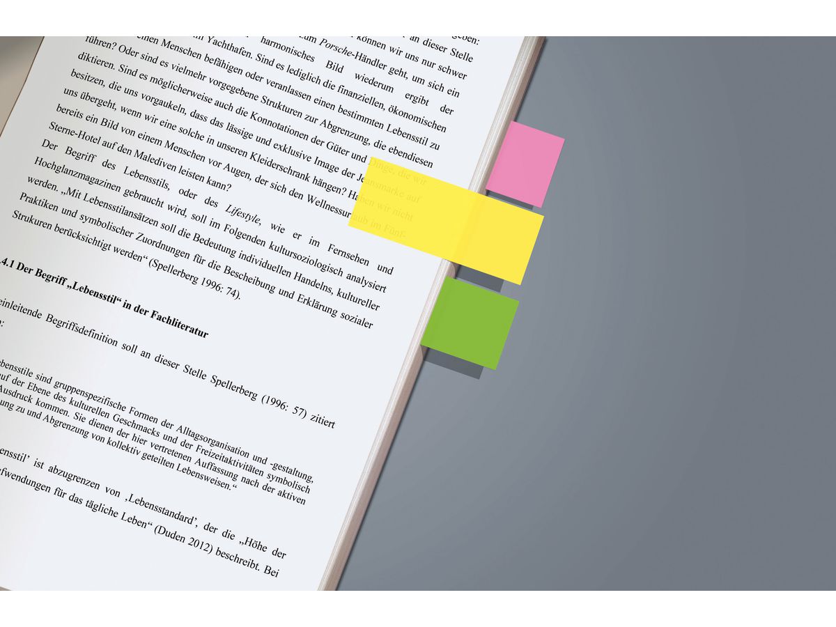 SIGEL Sticky Notes BRILLIANT 20x50mm HN630 ass colorato. 4 x 40 strisce (4004360934438)