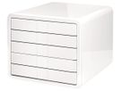 HAN Schubladenbox i-Box A4/C4 50.40 weiss 5 Fächer (4012473155107)