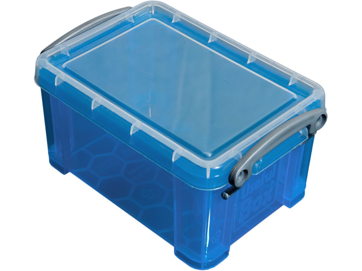 USEFULBOX Box plastica 0,7lt 68501706 blu trasparente (5060024800289)