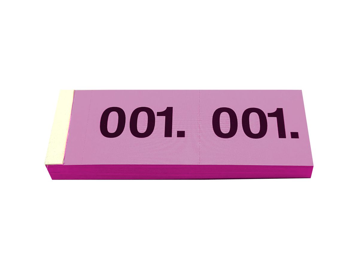 SIMPLEX Bloc vestiaire 1-100 13076 pink 100 feuilles (7611468130760)