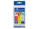 PTOUCH Bänder TZ-231/TZ-431/TZ-631 TZe-31M3 weiss/rot/gelb 12 mm (4977766697989)