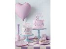 PARTYDECO Ballon en aluminium 35cm FB9T-014 Cur violet (5904555075849)