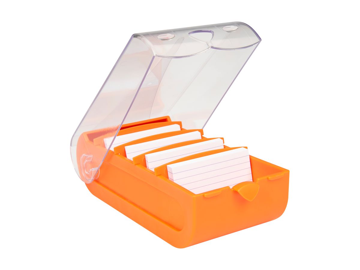 BIELLA Karteikartenbox Bunny A8 20885135U orange 10x6.2x19.5cm (7611365491001)