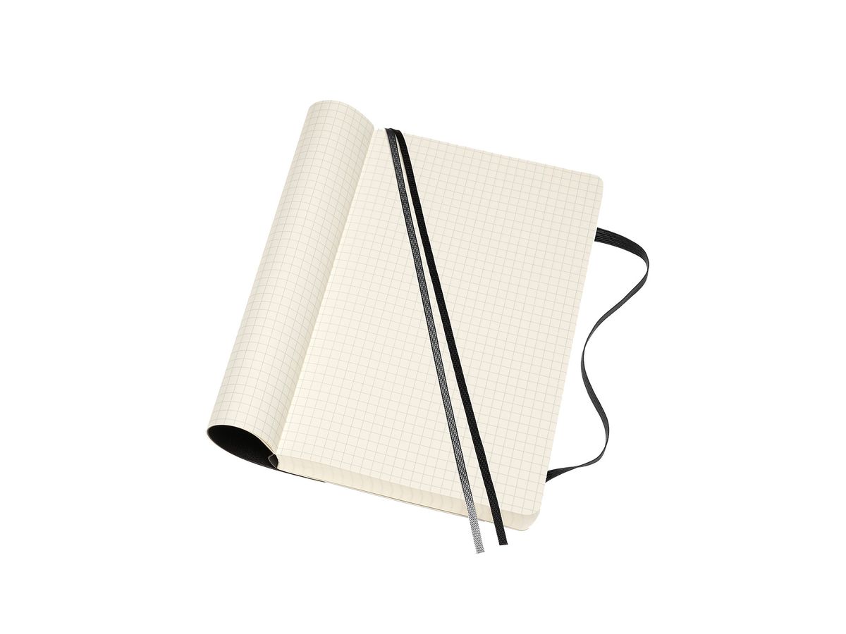 MOLESKINE Taccuino SC L/A5 628059 quadrettato, nero, 400 pagine (8058647628059)