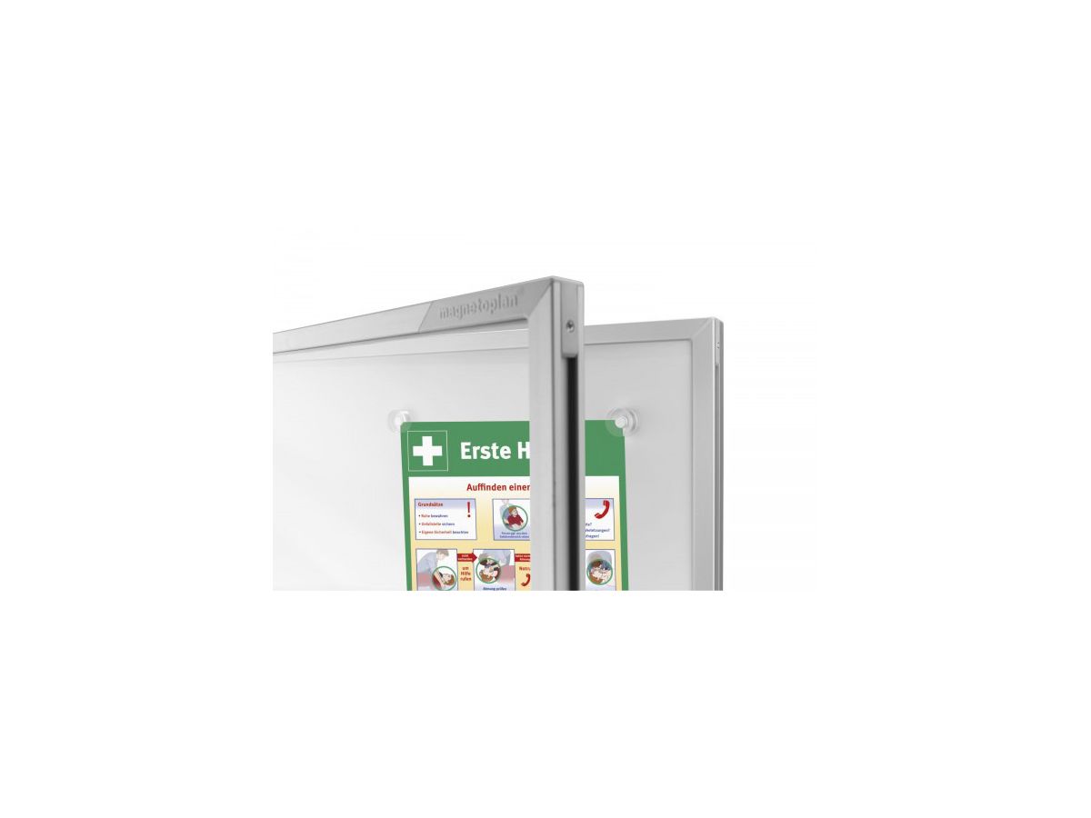 MAGNETOPLAN Vetrina SP 1120x1085x40mm 1215300 Indoor, magnetico 12x A4 (4013695033105)