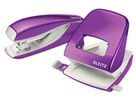 LEITZ Bucatrice/Cucitrice WOW 5095 5095-10-62 viola, Bundle 30 fogli (4002432114405)