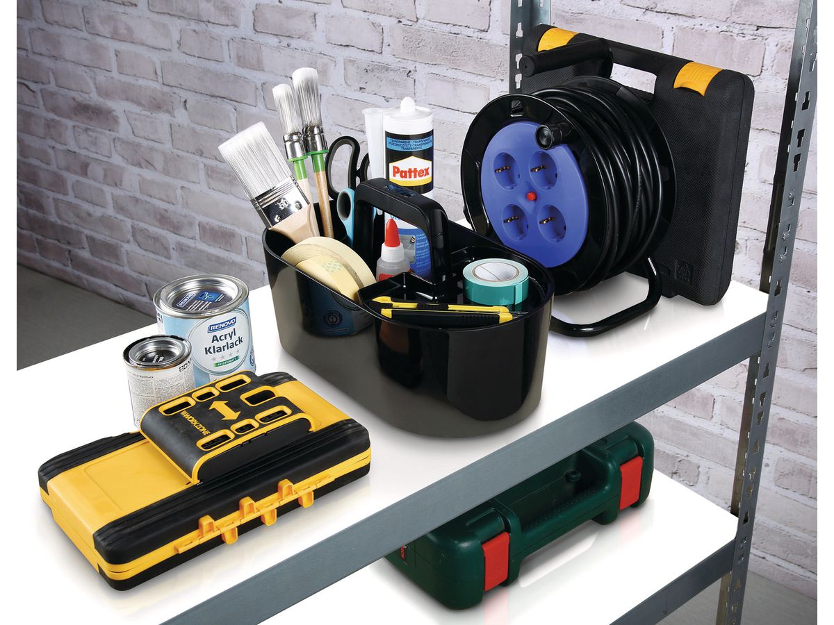 HAN Toolbox LOFT 12.25 mobil schwarz mit 4 Fächern (4012473120013)