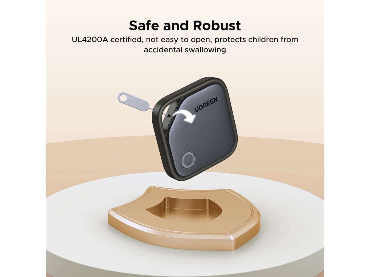 UGREEN Tracker Samsung SmartThings 55769P Doublepack CR2032,Black (6941876269853)