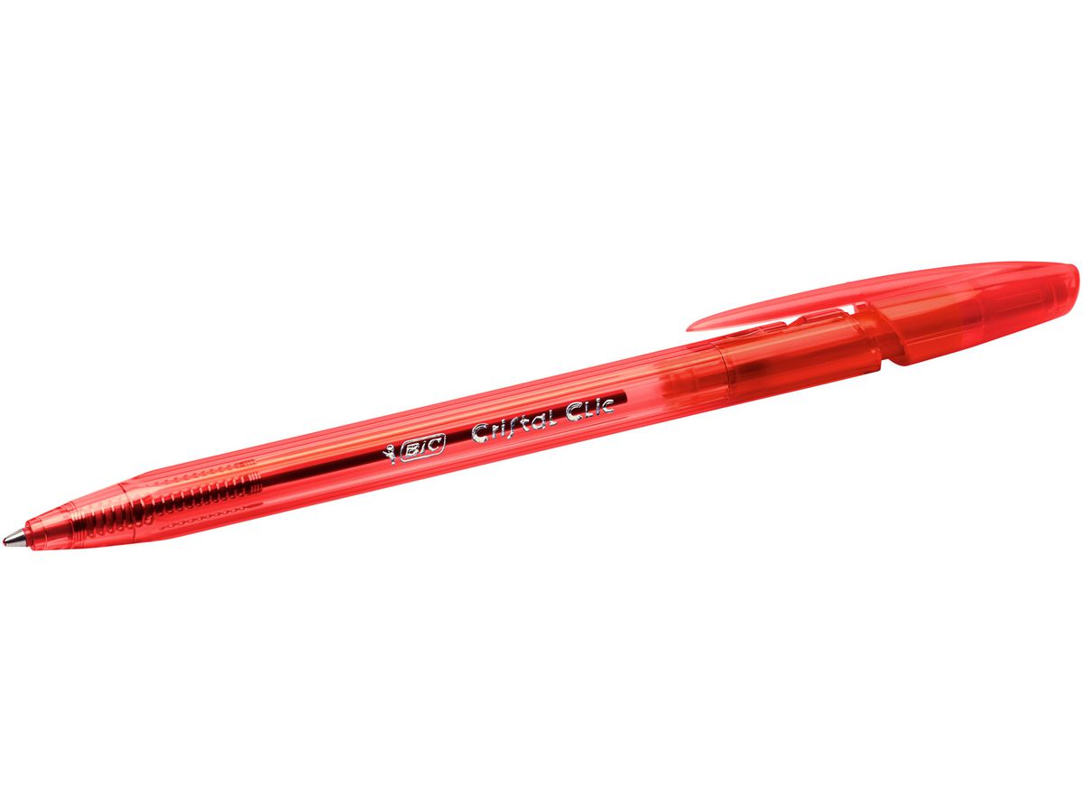 BIC Kugelschr. Cristal Clic 1mm 850734 rot 20 Stück (0070330171633)