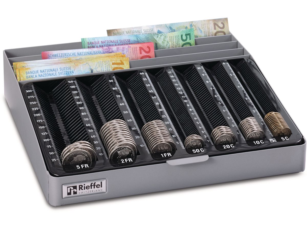 RIEFFEL SWITZERLAND Inserto soldi MONETA-MOBILE+ CH per CHF 282x280x60mm (7640115314055)
