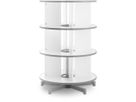 MOLL Colonne rotative Depotfile 1002306 blanc, 3 étages 80x80x123cm (4042984142532)
