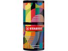 STABILO Fasermaler Pen 68 Arty 1mm 68/45-2-20 Metalletui,rund 45 Stück (4006381601429)