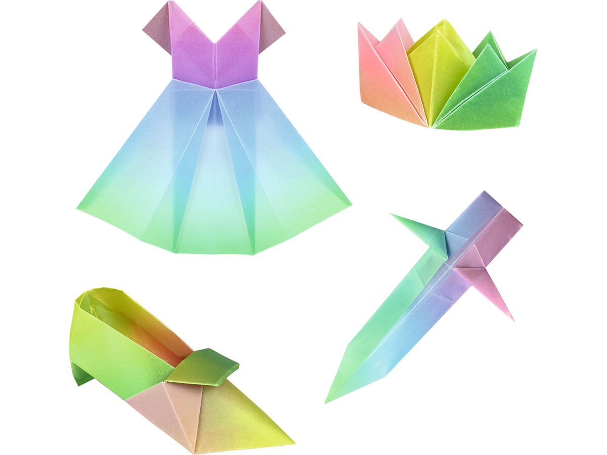 URSUS Faltblätter Transparentpapier 38065503 pastell, 15x15cm 50 Blatt (4008525248323)