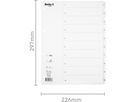 BIELLA Kartonregister SmartIndex A4 46941001U weiss 1-10 (7611365453238)