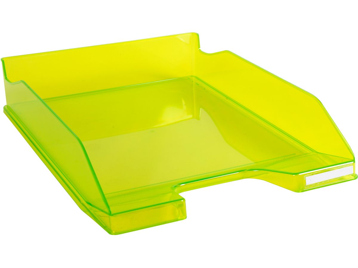 BIELLA Corbeille Courr.COMBO-MIDI A4+ 113235631BIDU transparent vert clair (7611365472529)