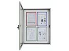 MAGNETOPLAN Vetrina CC 900x1125x65mm 1214200 Outdoor, magnetico 9x A4 (4013695036458)