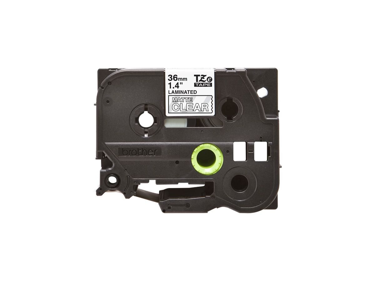 PTOUCH Ruban laminé mat blanc/trans. TZE-M65 PT-D800W/D900W 36mm (4977766808064)