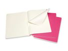 MOLESKINE QuadernoxL 3x 25x19cm 629698 in bianco, pink, 120 pagine (8058647629698)
