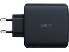 AUKEY OmniaMix II 100W GaN PD PA-B7S BK 4-Port, Wall Charger Black (0689323785575)