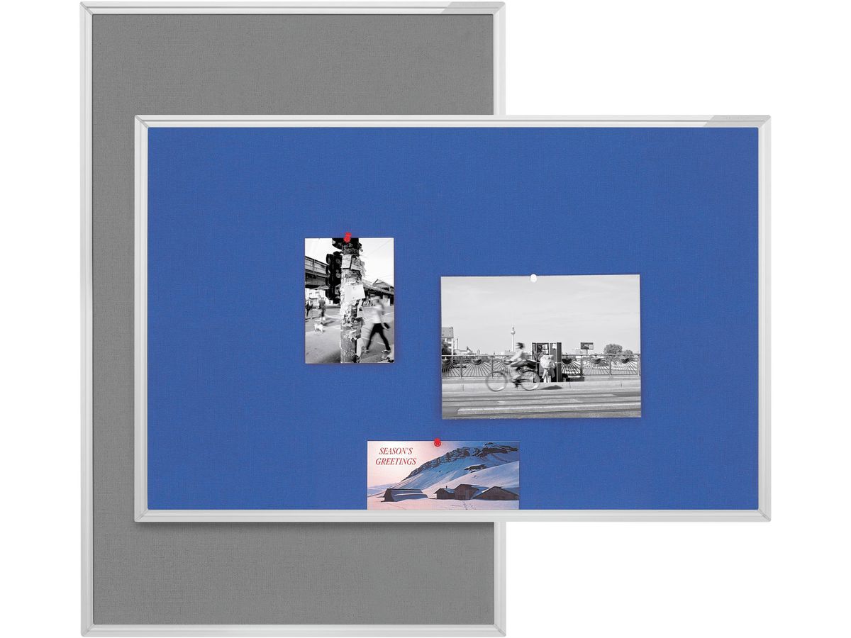 MAGNETOPLAN Design-Pinnboard SP 1490001 Filz, grau 900x600mm (4013695026152)