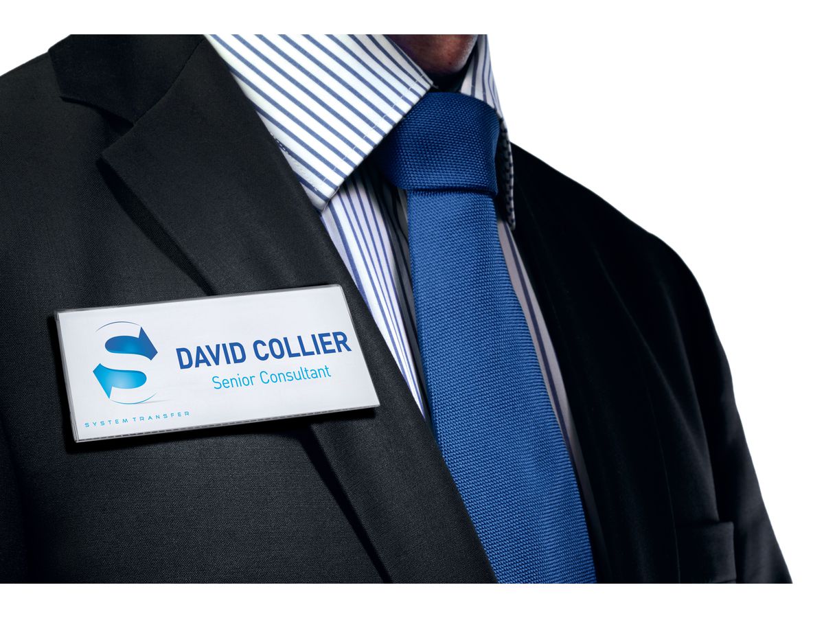 DURABLE Namensschild-Set 46x105mm 851900 farbig ass. 14 Stück (4005546727172)