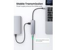 UGREEN USB-C Hub 4in1, Silver 70336 4xUSB-A (6957303873364)