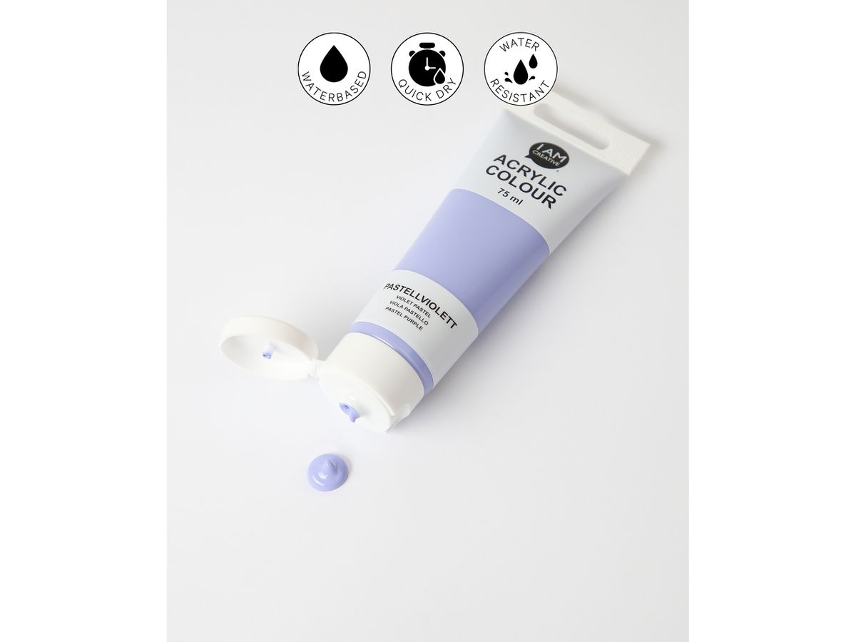 I AM CREATIVE Peinture acrylique 75ml 2001.34 violet pastel (7611983216802)