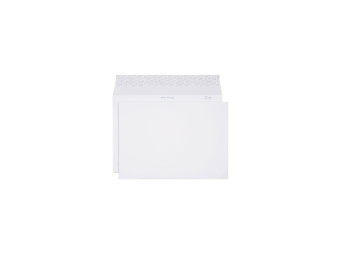 ELCO Enveloppe Prestige s/fenêt. B4 70423.12 120g, blanc 5 pcs. (7610425102109)