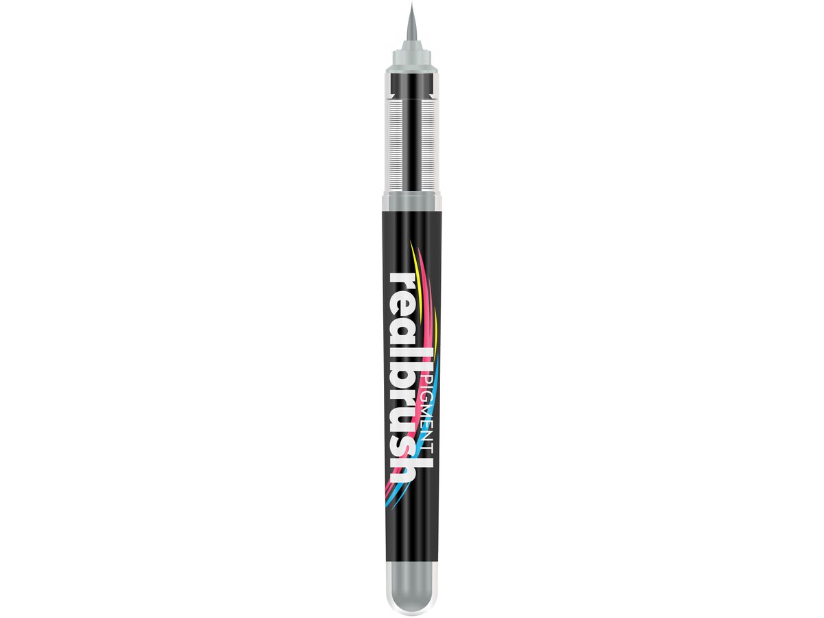 KARIN Real Brush Pen 0.4mm 33Z441 Pigment, gris neutre 1 (5904446032401)