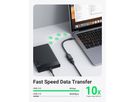 UGREEN Cable USB-C Male/USB 3.0 A 30701 Famale, Black (6957303837014)