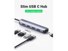 UGREEN USB-C Hub 5in1, Silver 20197 HDMI,4xUSB-A (BB) (6957303821976)