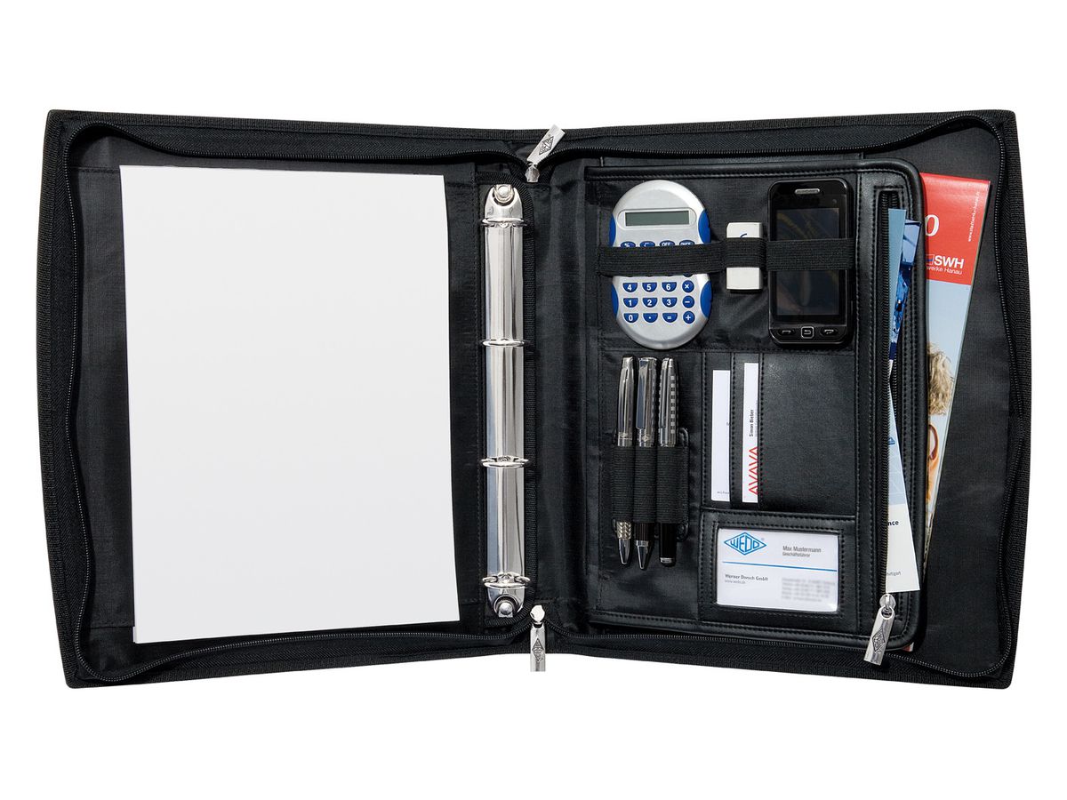 WEDO Ordnungsmappe mit Griff A4 585701 schwarz (4003801800707)