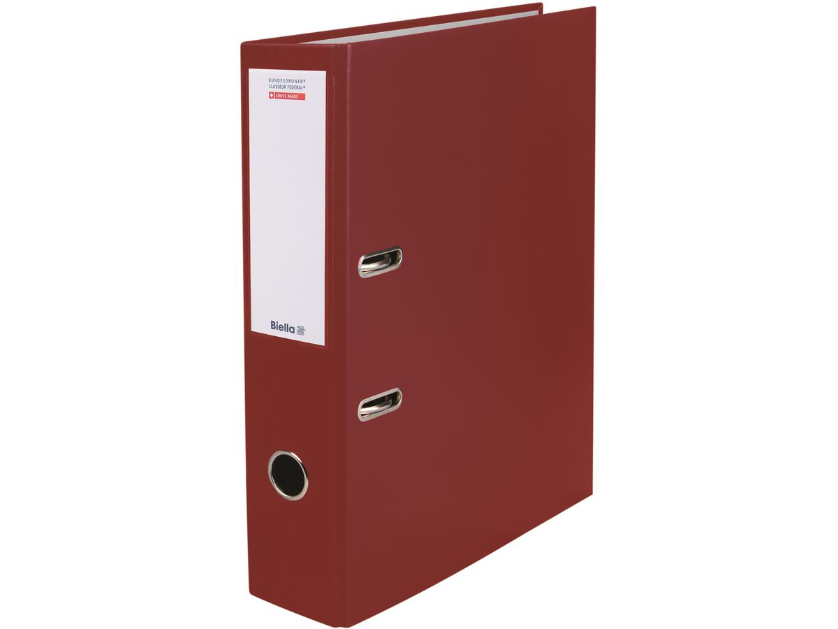 BIELLA Bundesordner 7cm 10341747U weinrot A4 (7611365253739)