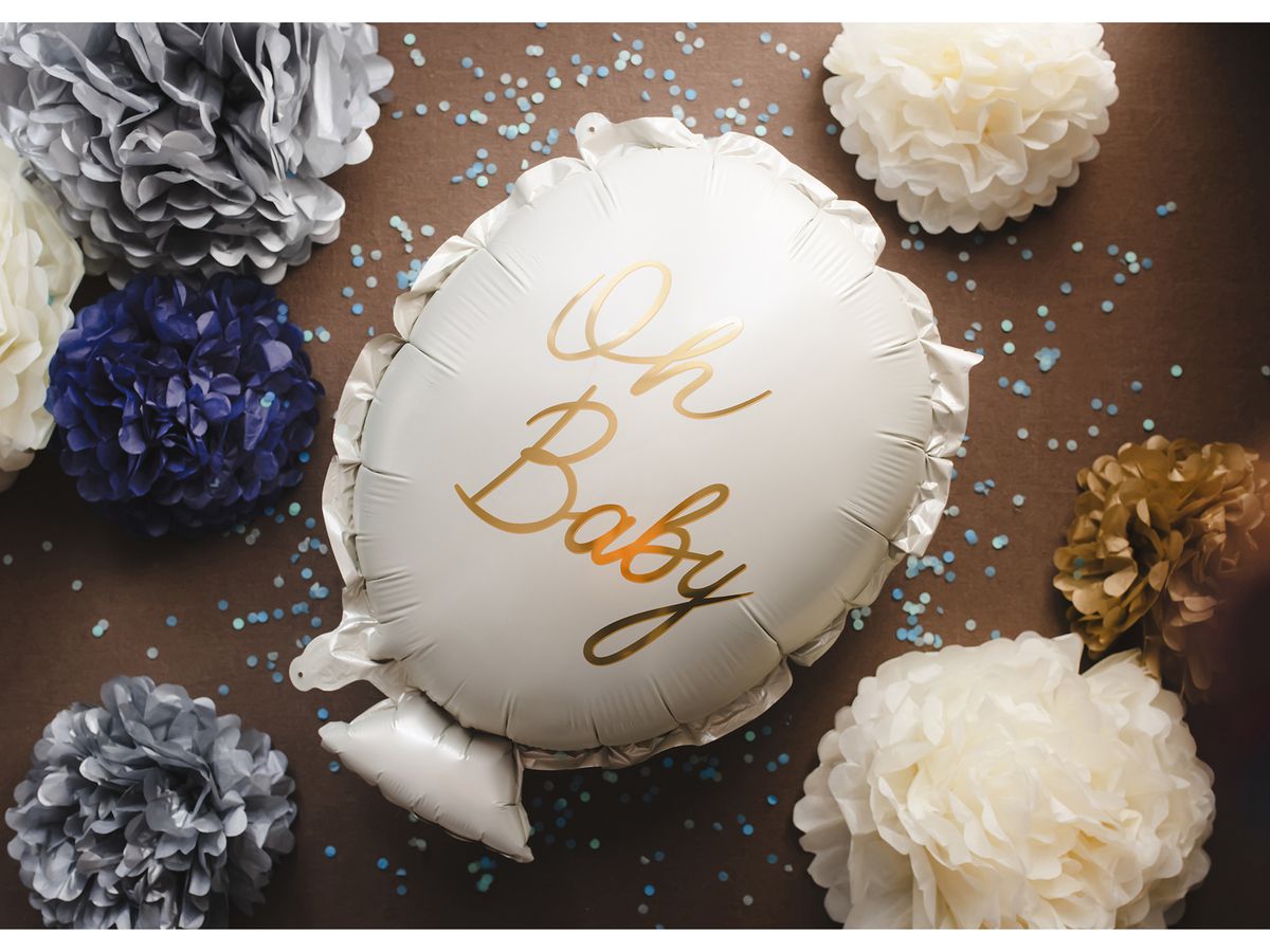 PARTYDECO Palloncino in foil 53cm FB193 Oh baby (5904555013803)