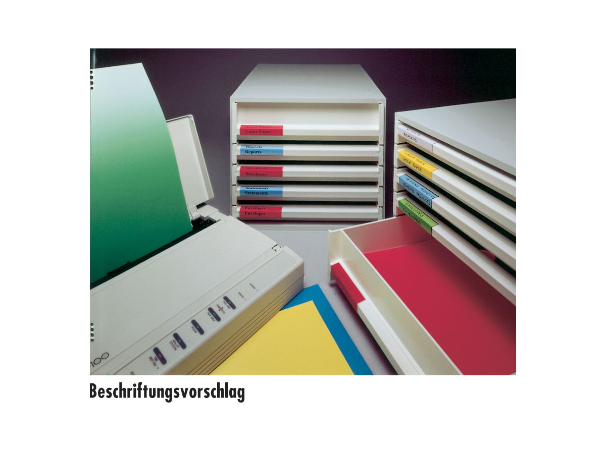 STYRO Dossier/etichette 7,4cm 10-986.45 arancione Styrokay 10 pezzi (7612176104999)